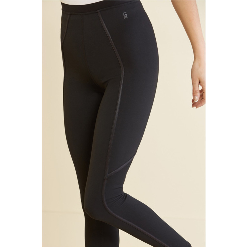 GOOD AMERICAN NWT Black Active Corset Seam Legging // Small - Picture 2 of 15